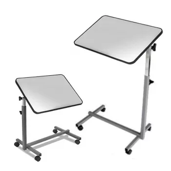 Naktsgaldiņš HERDEGEN EASY 421000 – kompakts, regulējams augstums 70–105 cm, galda virsma 600×400 mm, slīpums 0–90°, 4 riteņi ar bloķēšanu, max slodze 10 kg