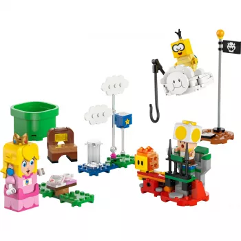 Konstruktors LEGO 71441 Super Mario interaktīvā Princese Pīča figūra, saderīga ar LEGO sistēmu