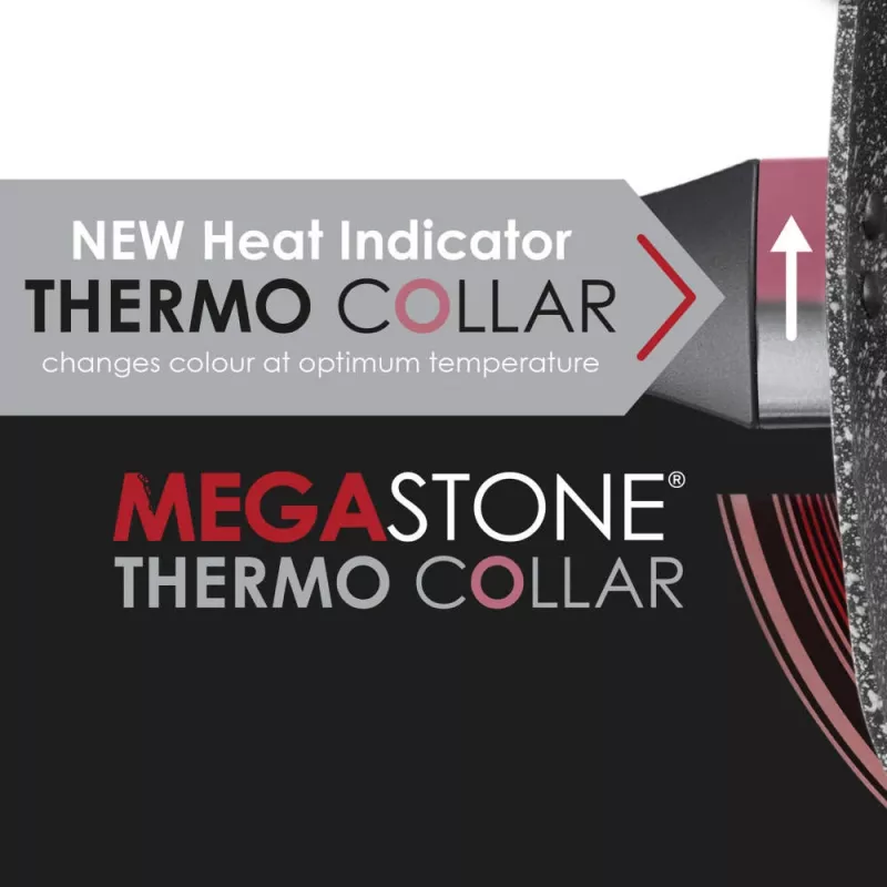 Cepamā panna Salter BW10691BRMFOB 20 cm Megastone ar Thermo Collar