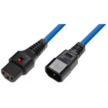 Microconnect MC-C13C14LOCK-1.5MB strāvas kabelis zils 1.5 m C13 savienotājs C14 savienotājs