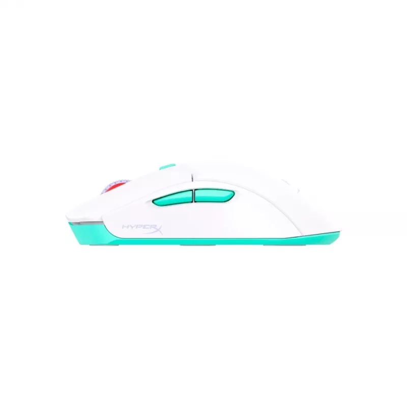 HyperX Pulsefire Haste 2 Core Wls - Spēļu pele (Balta/Zaļa/Violeta)
