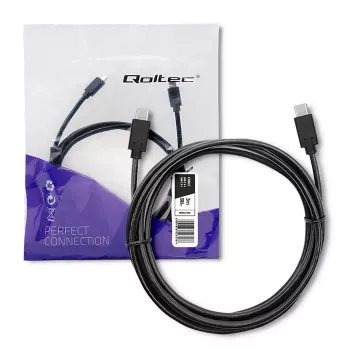 QOLTEC USB 3.1 Type-C uz Type-C kabelis, 3m