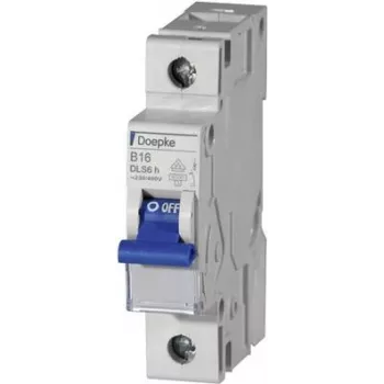 DOEPKE DLS-6H-B25-1-6-KA 25A 1-pola automātiskais slēdzis B raksturlīkne 6kA 230V (09914025)