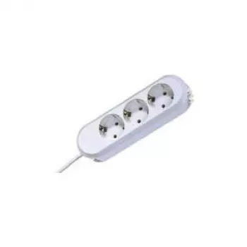 Pagarinātājs Bachmann SMARTLINE 1,5m 3 Kontaktligzdas Melns