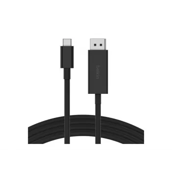 Belkin AVC014bt2MBK 2 m USB-C uz DisplayPort kabelis melns