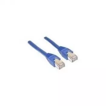Wentronic Goobay CAT 5e Patch kabelis, F/UTP, Zils, 0,5 m - CCA vara maisījums (50157)