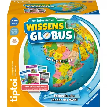 Izglītojoša rotaļlieta Ravensburger tiptoi interaktīvais zemeslodes