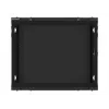 Sienas skapis Lanberg WF01-6409-00B 9U Melns