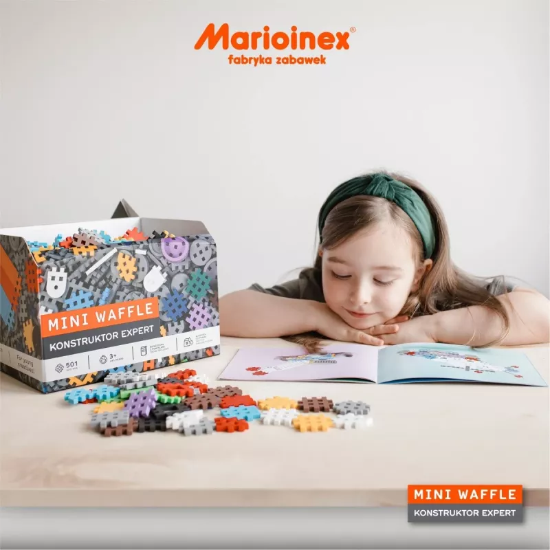 Marioinex Mini Waffle klučiu konstruktors Constructor Expert, 501 gab.