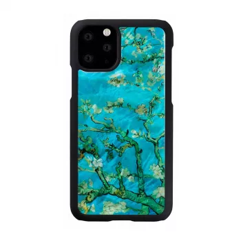 iKins aizsargmaciņa iPhone 11 Pro — mandeļziedu melna