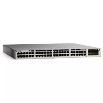 Cisco Catalyst 9300 48-portu slēdzis (12 mGig, 36 2.5Gbps) Network Essentials, 1 barošanas bloks