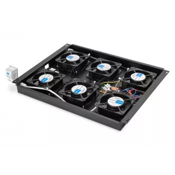 Digitus DN-19 FAN-6-SRV-B Melns – servera ventilatora panelis 19 inch