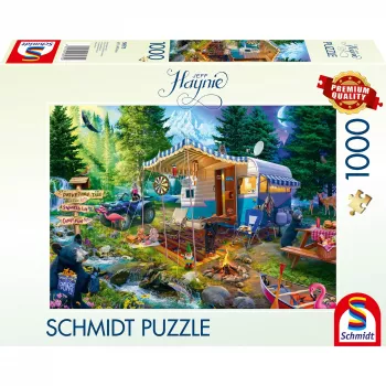 Puzle 1000 gabali, Schmidt Spiele — Jeff Haynie: Ar karavānu kalnos