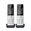 Gigaset COMFORT 500HX duo Analog/DECT telefons ar zvana identifikāciju Melns, Sudrabs