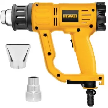 Karstā gaisa pistole DeWalt D26411 — 1800 W, maks. 600°C, 450 l/min, dzeltena