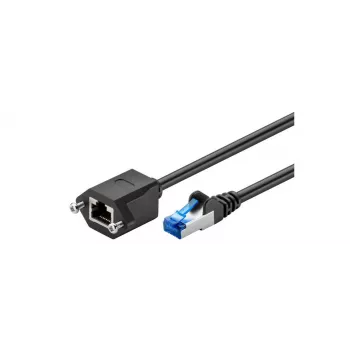 Microconnect SFTP6A03EXT tīkla kabelis, melns, 3 m, Cat6a S/FTP (S-STP)