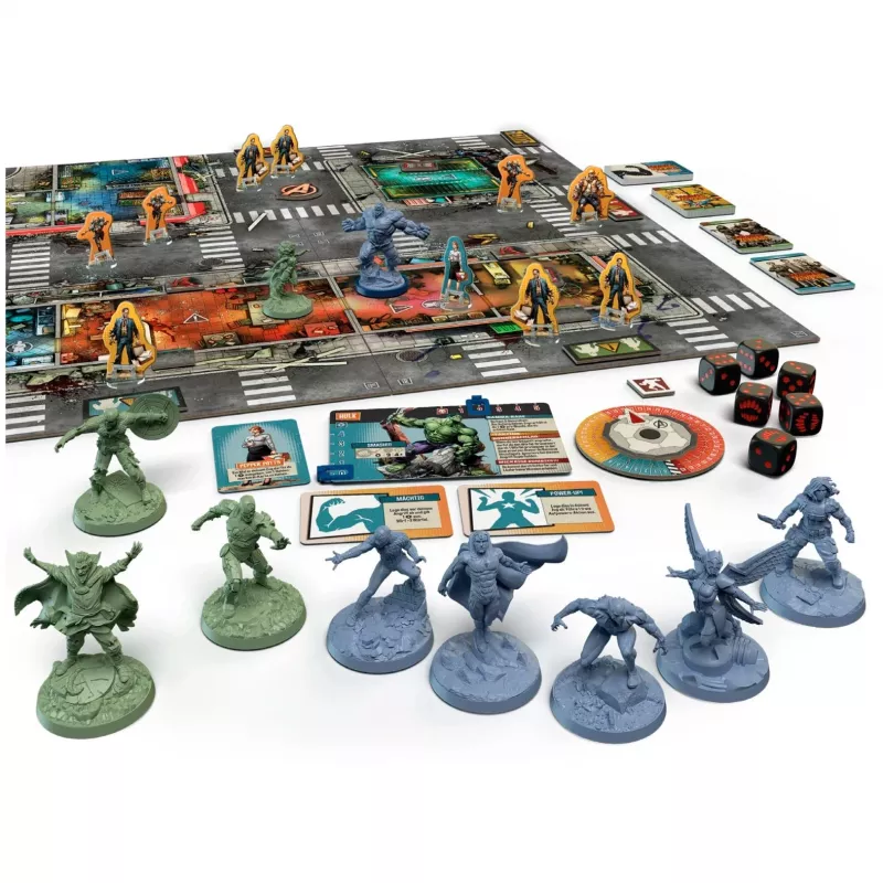 Galda spēle Asmodee Marvel Zombies Heroes' Resistance — kooperatīvs miniatūru Zombicide krosovers