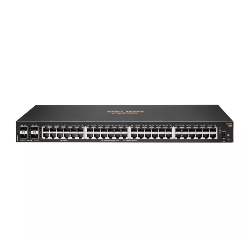 HPE Aruba Networking CX6000 52-Portu Slēdzis (R8N86A) [48x Gigabit LAN, 4x SFP]