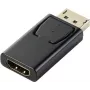 Renkforce RF-5506962 DisplayPort / HDMI adapteris [1x DisplayPort spraudnis - 1x HDMI ligzda] Melns, zeltīti kontakti