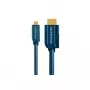 Mikro-HDMI+Adapter kabelis Ethernet (HDMI A/HDMI Micro D) - 5,0 m ātrgaitas adapteris HDMI uz Mikro-HDMI