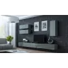 Cama Skapis VIGO 90 slēgts 90/35/32 pelēks/pelēks glancēts
