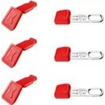 KNIPEX KN 00 63 06 TCR - 3 gab. ColorClip Red+ TetheredTool Klips (00 63 06 TCR)