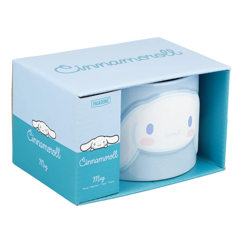 Krūze Paladone Cinnamoroll ar reljefu – keramikas tējas krūze ar Cinnamoroll dizainu
