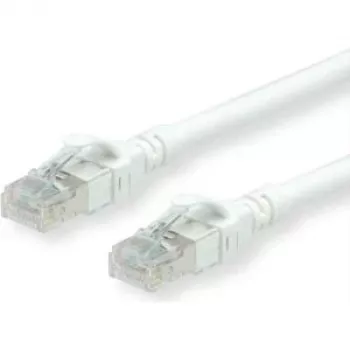 ROLINE - Patch kabelis - RJ-45 (tēviņš) uz RJ-45 (tēviņš) - 5 m - UTP - CAT 6 - bez halogēna, liets, savīts - balts (21.15.2565)