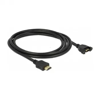 HDMI kabelis DeLOCK 85464 2m HDMI Type A Melns