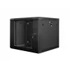 Sienas stiprinājuma statīvs LANBERG 9U 19 collu WF01-6609-10B, 600×600×507 mm, 60 kg, IP20, melns