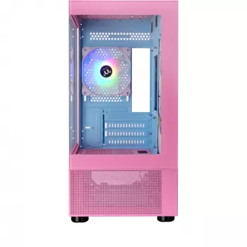 Thermaltake View 170 TG ARGB rozā tornis ar diviem rūdīta stikla paneļiem