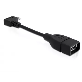 USB kabelis DeLOCK 83104 Micro-USB B uz USB A 0,11 m Melns