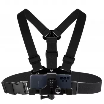 Sporta siksna MACLEAN MC-445 — universāls krūšu stiprinājums telefoniem, kamerām un GoPro