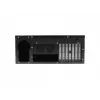 Rack korpuss LANBERG SC01-3504-10B, 1x 3.5 collu + 1x 2.5 collu vietas, 7 paplašinājuma sloti, 2x 120mm priekšējie ventilatori, USB 2.0