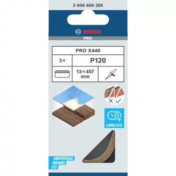 Bosch X440 Best for Wood and Paint slīpēšanas lente