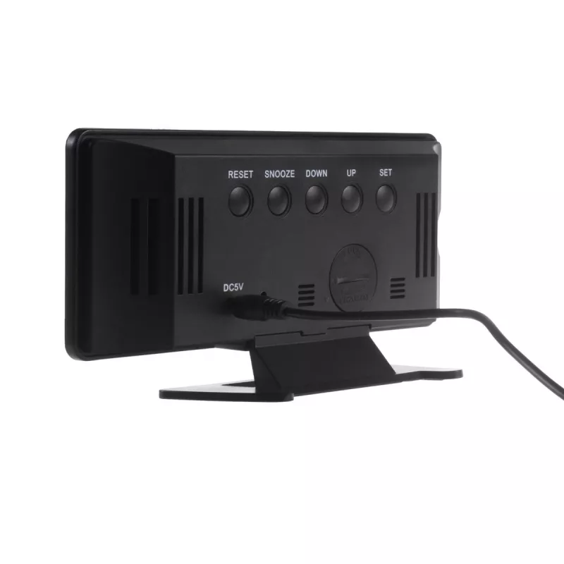 Digitālais LED modinātājpulkstenis GreenBlue GB395 ar temperatūras displeju
