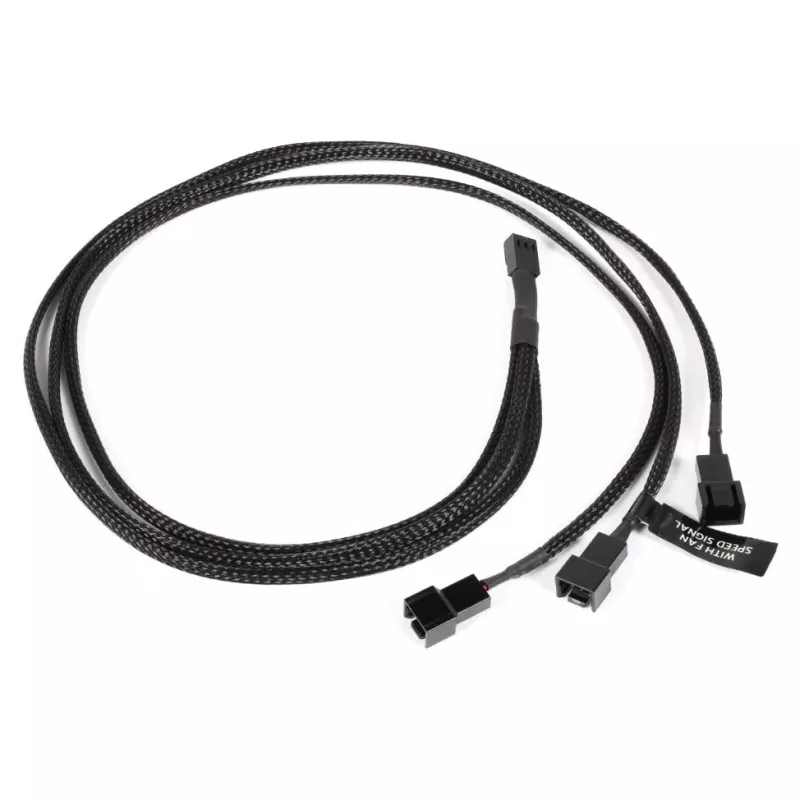 Alphacool Y-Splitter 3-Pin uz 3x - 60 cm - 0,6 m (18692)