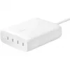 Belkin BoostCharge Pro 200 W 4 USB-C pieslēgvietu GaN uzlādes bloks, balts (WCH015VFWH)