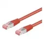 Wentronic Goobay CAT 6 savienojuma kabelis, S/FTP (PiMF), sarkans, 30 m - LSZH halogēnu nesaturošs, varš (68286)