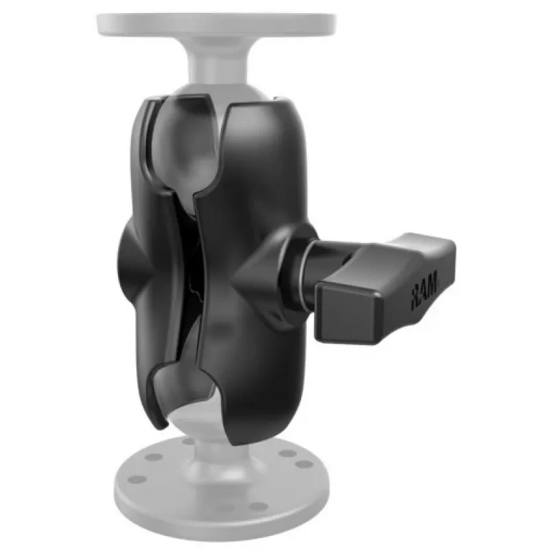 RAM Mounts Īsais savienojošais rokturis - C lodveida savienojums (1.5 inch), aptuveni 90 mm (RAM-201U-B)