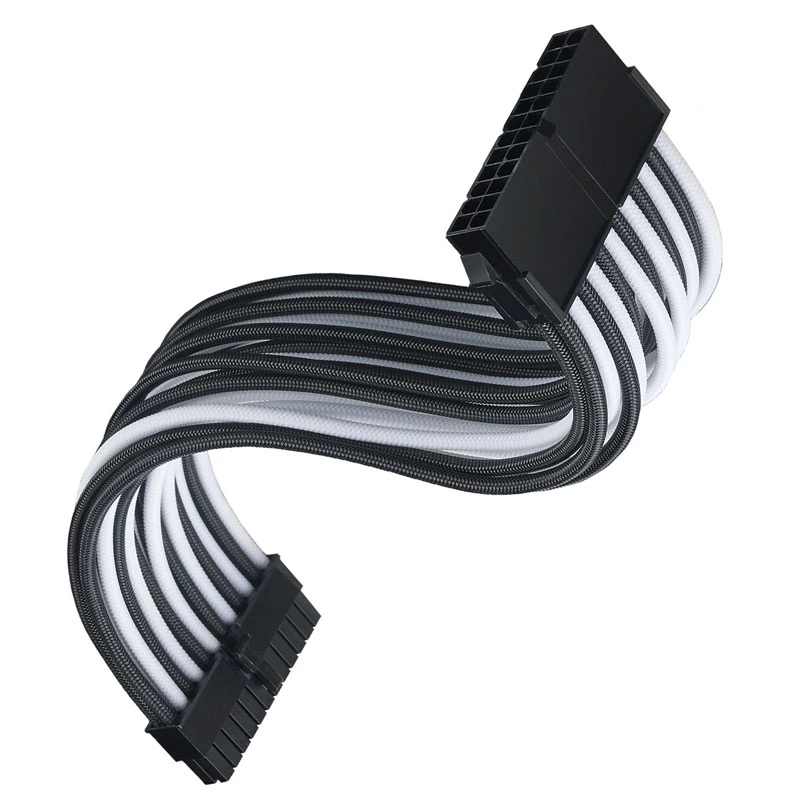 ATX pagarinātājs SILVERSTONE SST-PP07E-MBBW 30 cm melns/balts