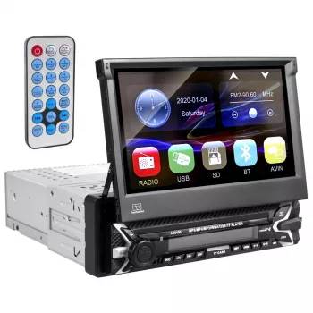 Audiocore AC9100 radio automašīnai Digitālais Melns, Sarkans
