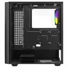 PC korpuss SAVIO Noctis Flow RGB — Cube, ATX/Mini-ITX, 3x 120 mm priekšējie ventilatori, rūdīta stikla sāns, max GPU 35 cm