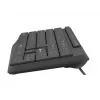 Natec Squid NZB-1989 bezvadu tastatūras un peles komplekts, US, melns
