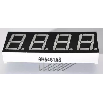 ALLNET ALL_4duino_4Dig_7SEG 4 ciparu 7 segmentu LED displejs 4Duino - melns - 41 mm