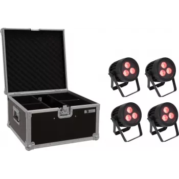 LED PAR gaismu komplekts EUROLITE 20000845 — 4×9W, IP aizsardzība