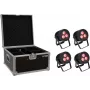 LED PAR gaismu komplekts EUROLITE 20000845 — 4×9W, IP aizsardzība