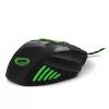 Esperanza EGM201G MX201 Wolf spēļu pele ar vadu, 7D, optiskā, 2400 DPI, USB, zaļa