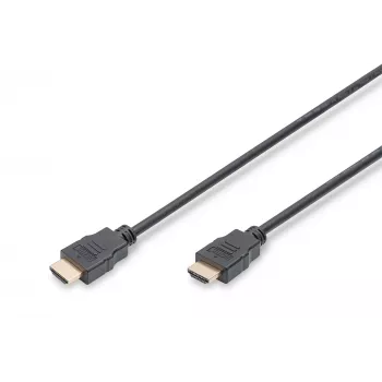 Assmann HDMI High Speed savienojuma kabelis, tips A M/M, 5,0 m, ar Ethernet, bijušais HDMI 1.4, UL, zelts (AK-330114-050-S)