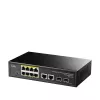 Cudy GS1010PS2 tīkla slēdzis Nepārvaldāms Gigabit Ethernet (10/100/1000) Power over Ethernet (PoE) Melns